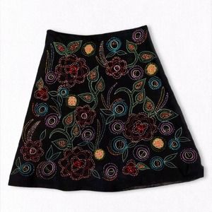 New Frontier A-Line Embellished Skirt